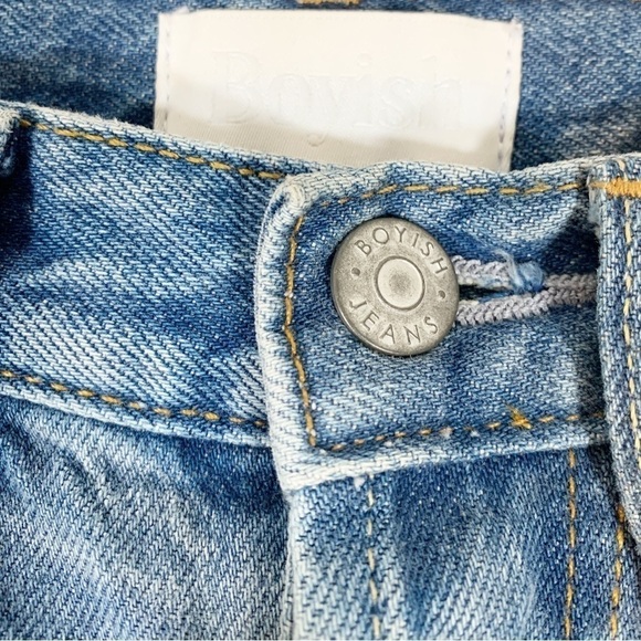 Boyish Billy High Waist Distressed Jeans Size 24 - Picture 8 of 10